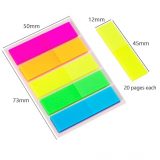 3M Post it Flags (20 Pulls, 5 Colours )