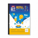 Anupam Pre Punched A4 Refill Notepad (A4,120 Pages,Ruled)