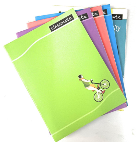 Classmate Long Size Note Book (Hard Cover,228 Pages, Pack of 3)