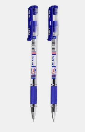 Flair Mr.Grip Ball Pen (Blue,10 Pcs)