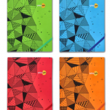 YOUVA Navneet Youva | Case Bound Colour Pattern Edge Notebook | Single Line | A5 Size - 14.8 X 21 Cm | 192 Pages