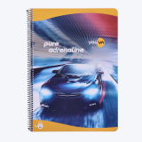 Navneet Youva Spiral Bound 3 Subject Book 20.3Ã—26.7 cm Single Line 150 Pages