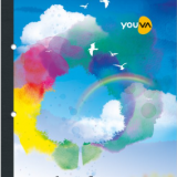 Navneet Youva Hard Bound Refill Book â€“ A4 Size 21Ã—29.7 cm Single Line 150 Pages