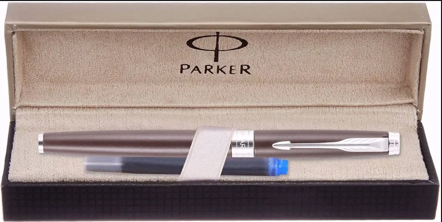 Parker Aster Matte Brown CT Fountain Pen - Image 2