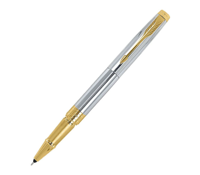 Parker Aster Shiny Chrome GT Rollerball Pen