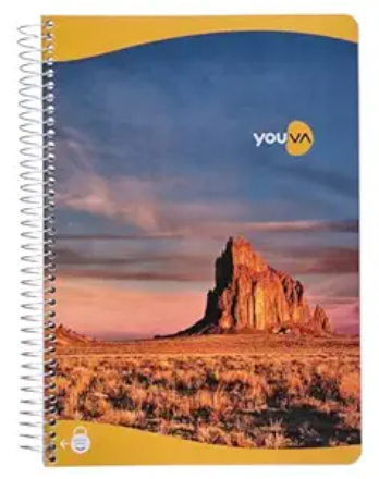 Youva Spiral Long Book-400Pages Single line) A4 Size