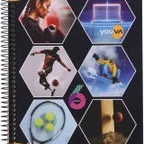 Navneet Youva Spiral Bound 6 Subject Book 18Ã—24 cm Single Line 300 Pages