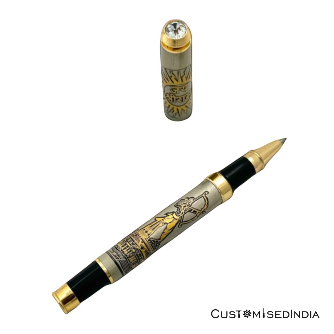 Customised Lord Shree Ram Ayodhya Etched Pen - Image 2