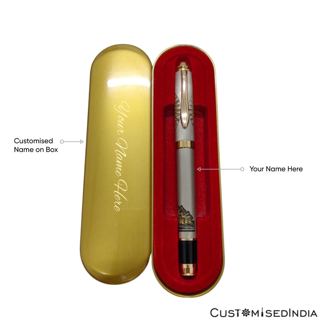Customised Lord Shree Ram Ayodhya Etched Pen - Image 3