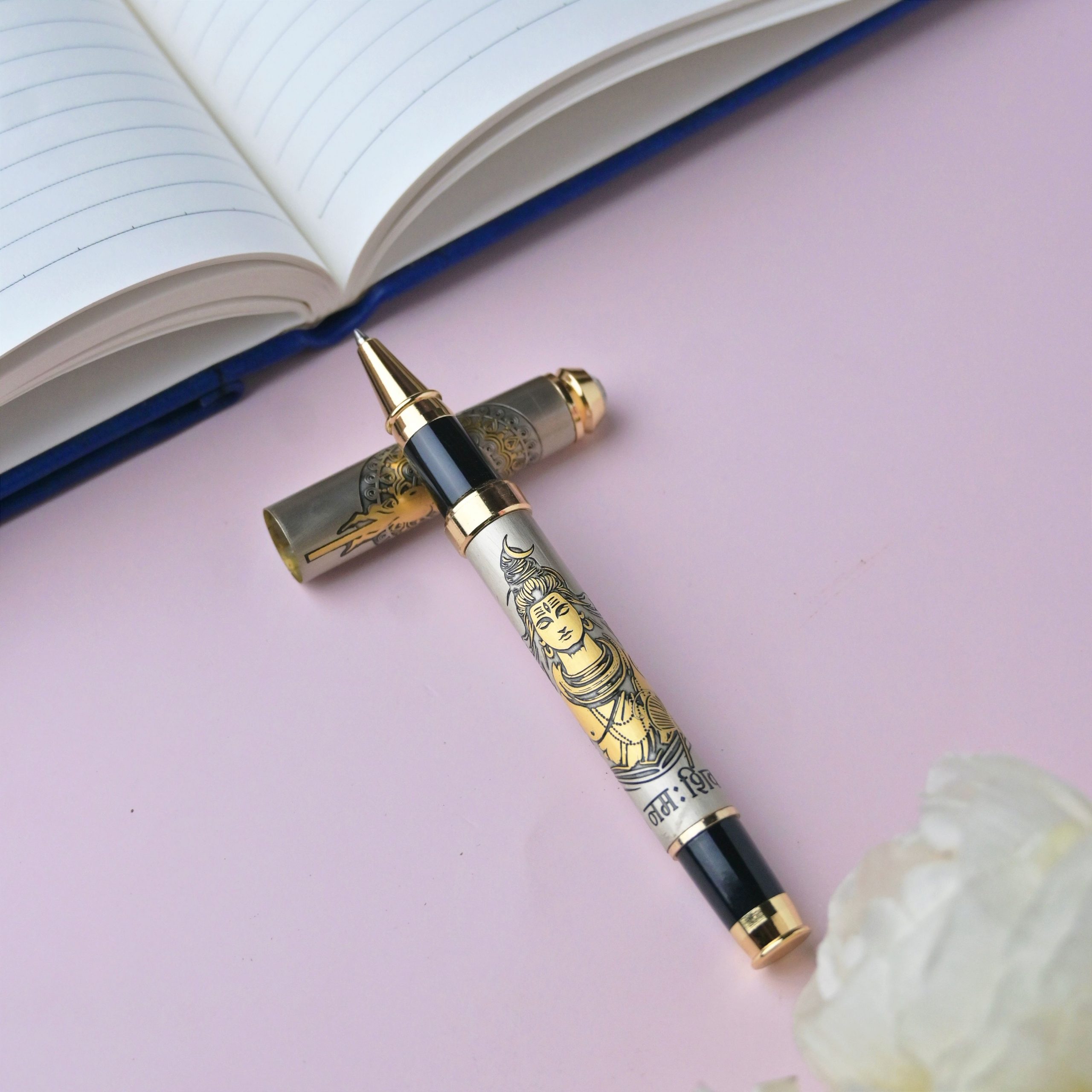 Customised Lord Shankar Mahadev Etched Pen