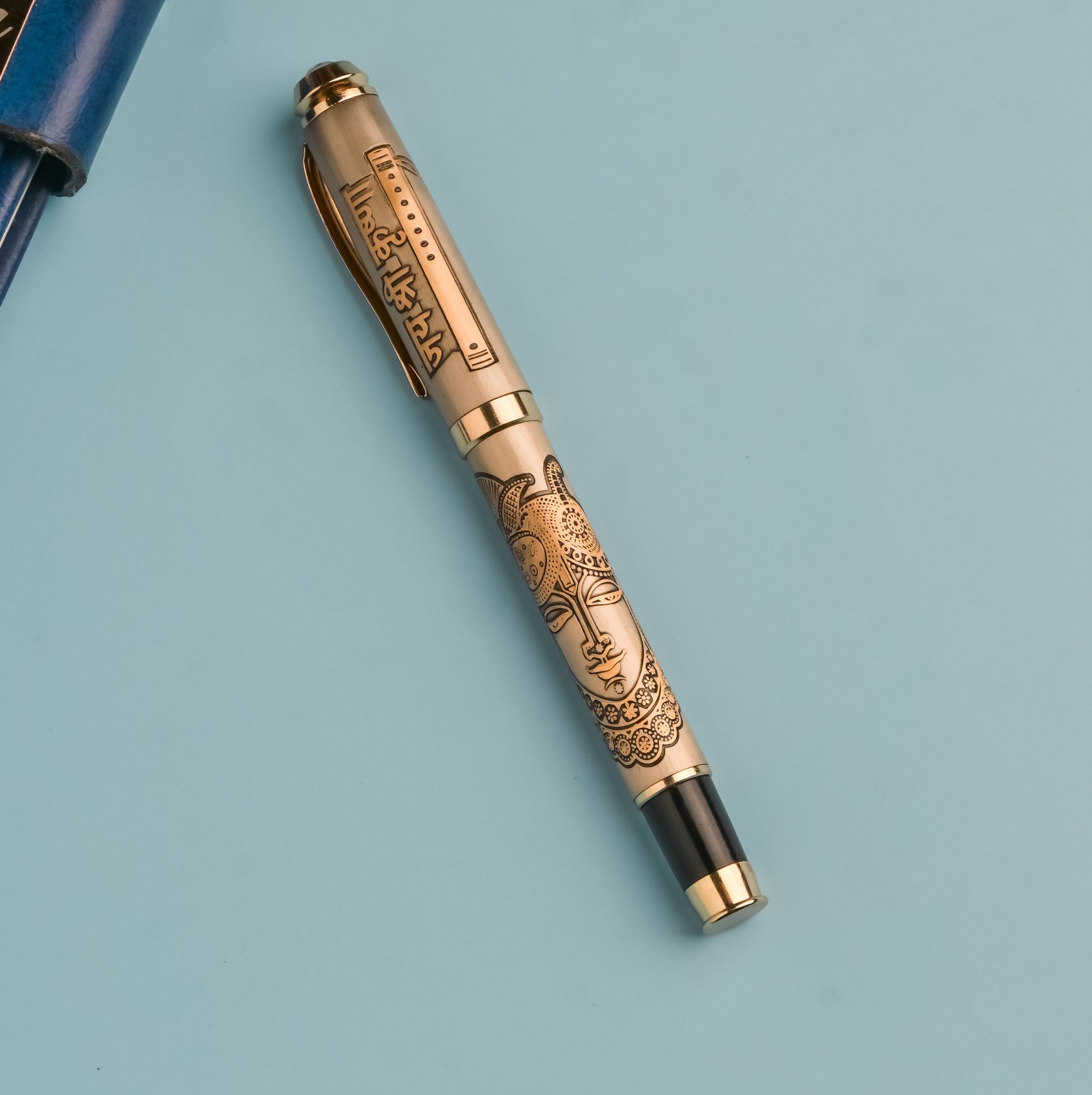 Customised Lord Shrinathji Etched Pen (Lord Krishna) - Image 3