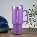 Personalized Purple Vacuum Insulated Tumbler ( 1200 ml )