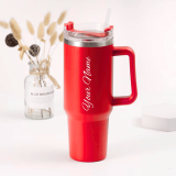 Personalized Hot Red Vacuum Insulated Tumbler ( 1200 ml )