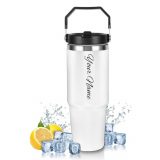 Personalized White IceFlow Stanley Tumbler 900 ml (30 Oz)