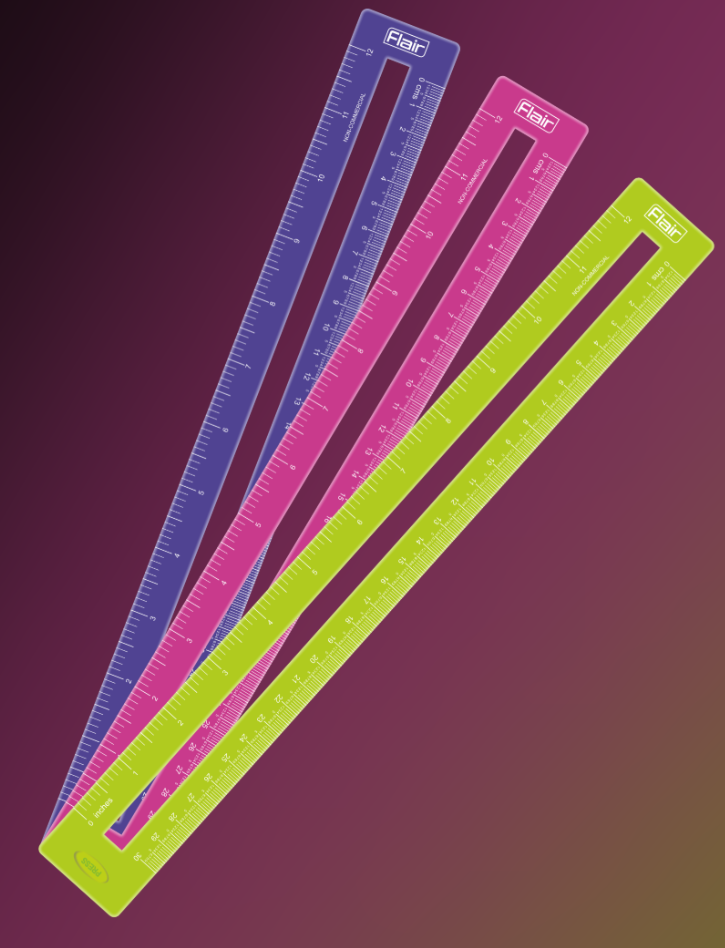 Aculine DX 30 cm Scale Pack Of 10