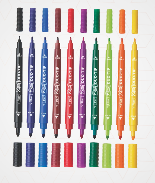 TWO IN ONE Water Colour Marker Pack of 10 pcs