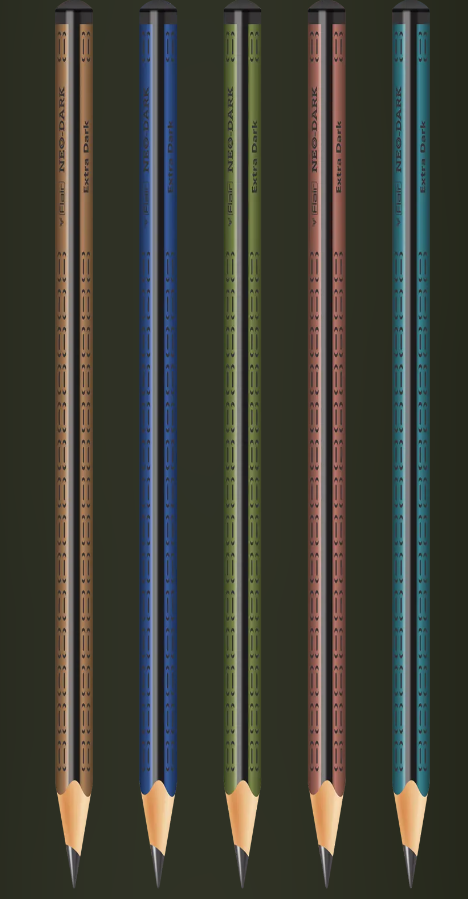 Neo Dark Extra Dark Pencil Pack of 10 Ps