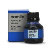 Camlin Fountain Pen Ink Individual bottle of Royal Blue in 60 ml