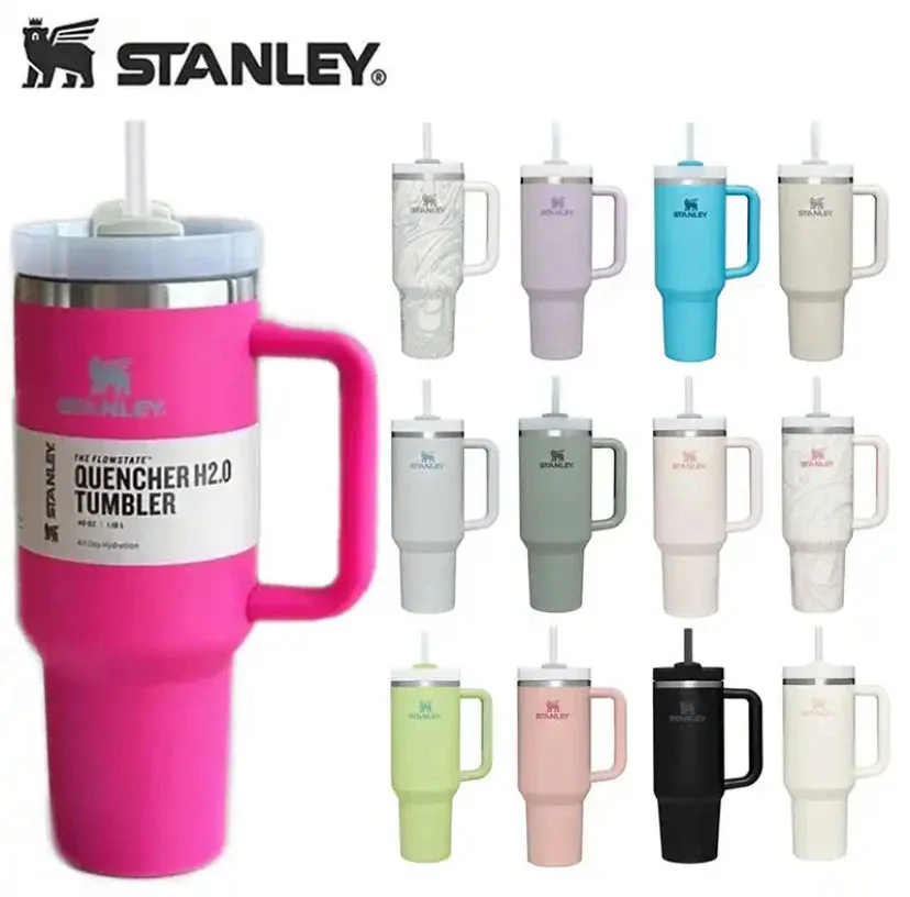 Personalized Stanley Quencher H2.0 Flowstate Tumbler -Hot Pink - Image 3