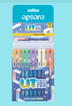 Apsara LIT Gel Pen (Pack of 10) - Image 2