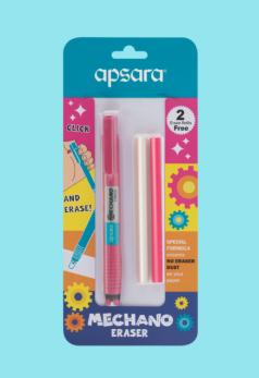 Apsara Mechano Eraser (Single + 1 Refill)
