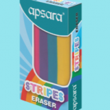 Apsara Stripes Eraser (Box of 20)