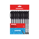 Surfer Medium Black – Ball Point  Pack Of 10